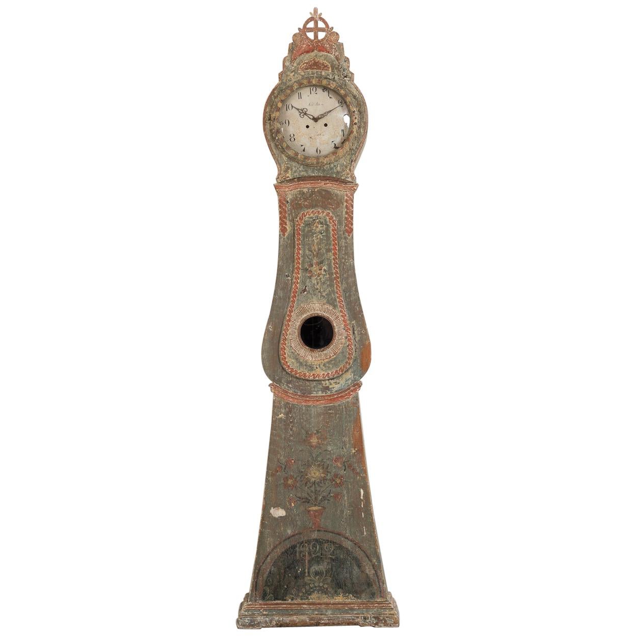 Early 19th Century Northern Swedish Long Case Clock