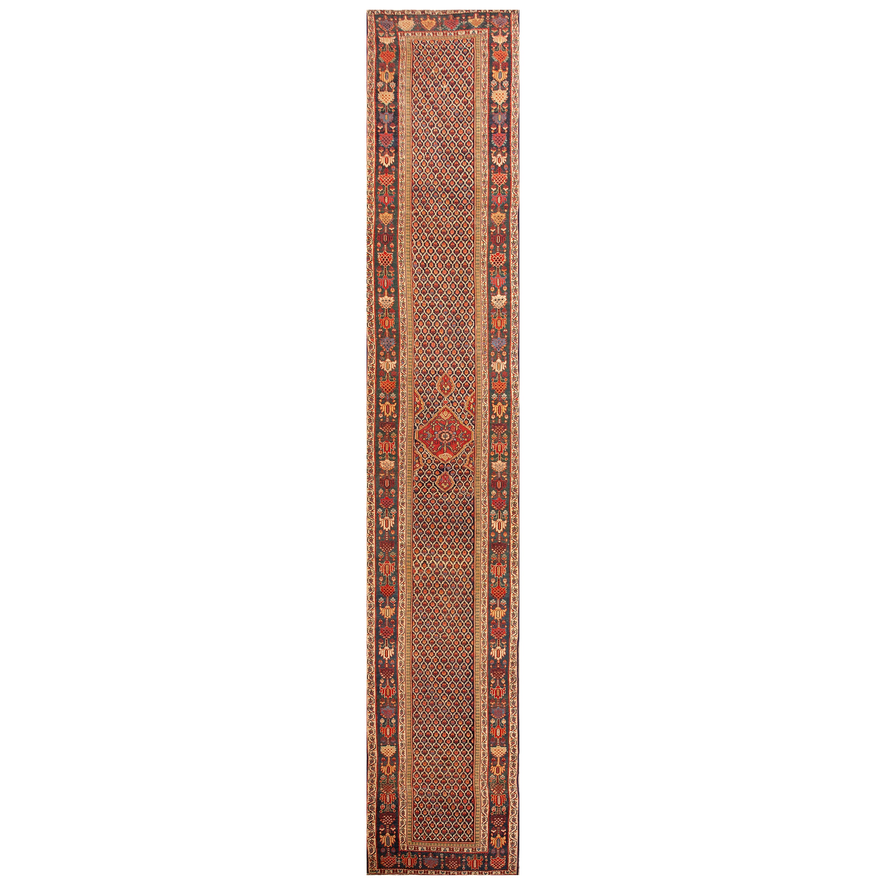 Anfang des 19. Jahrhunderts N.W. Perserteppich  ( 3'3" x 18'10" - 99 x 574 )