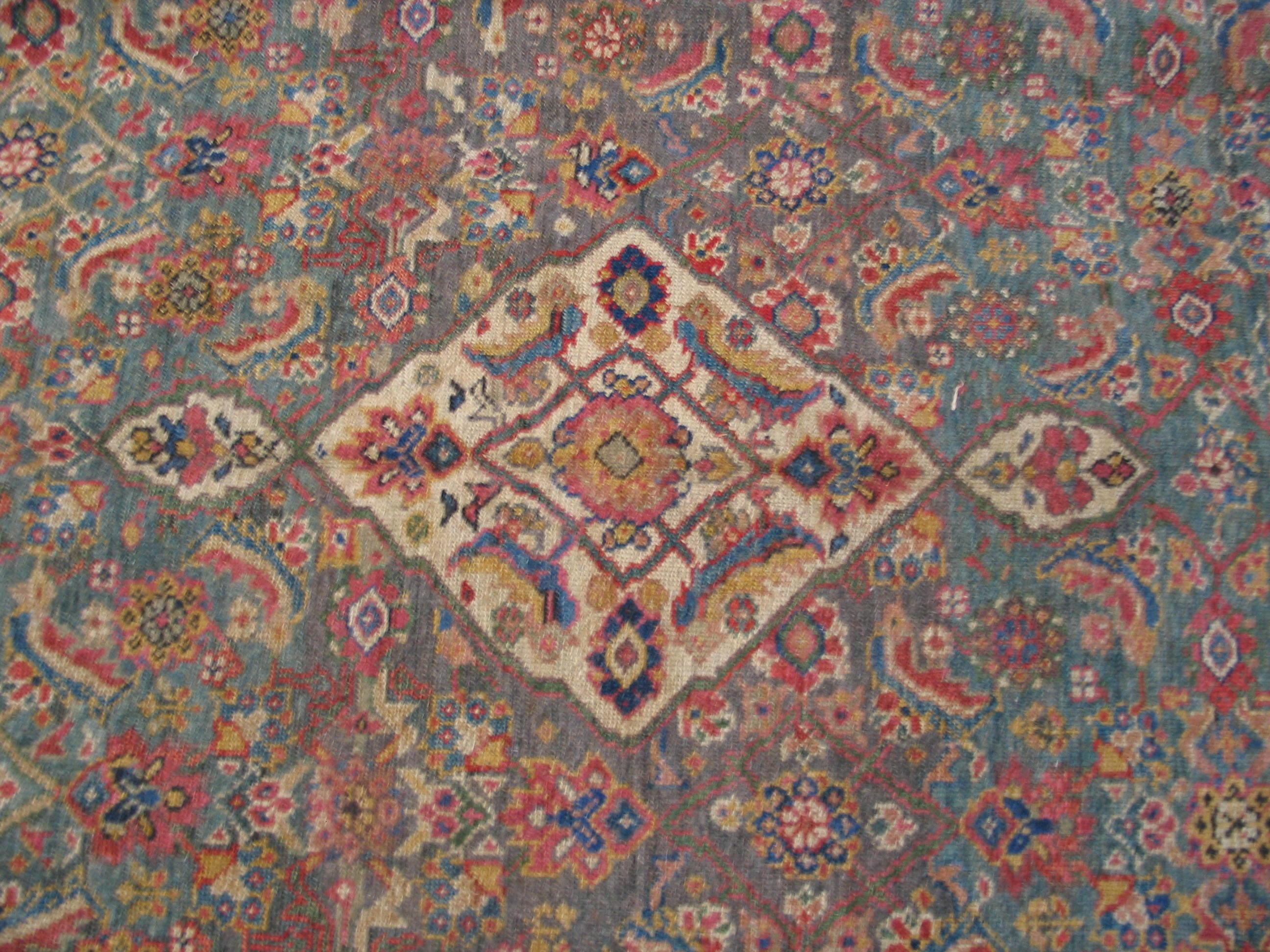 Early 19th Century N.W. Persian Gallery Carpet ( 6'10
