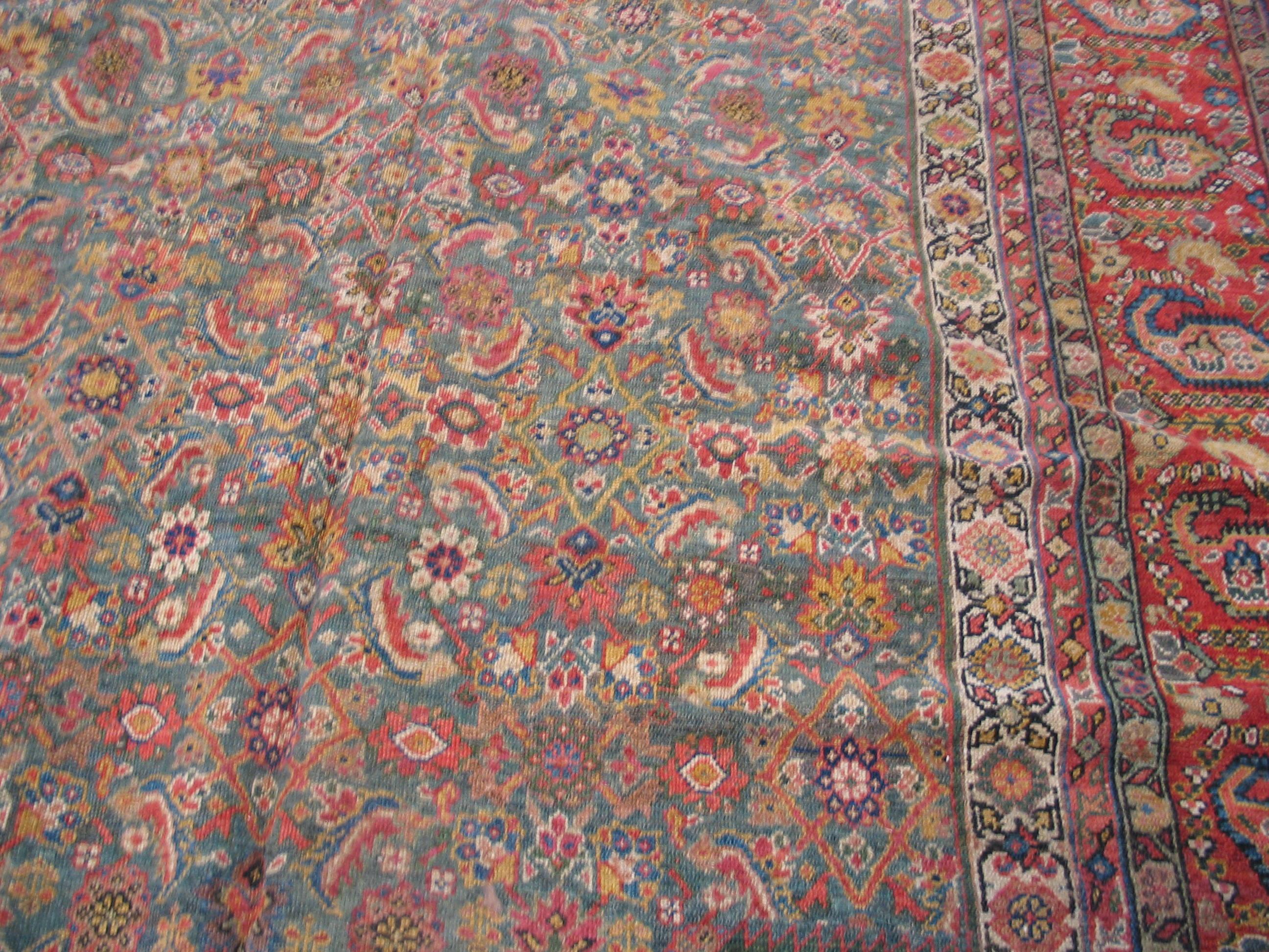 Early 19th Century N.W. Persian Gallery Carpet ( 6'10