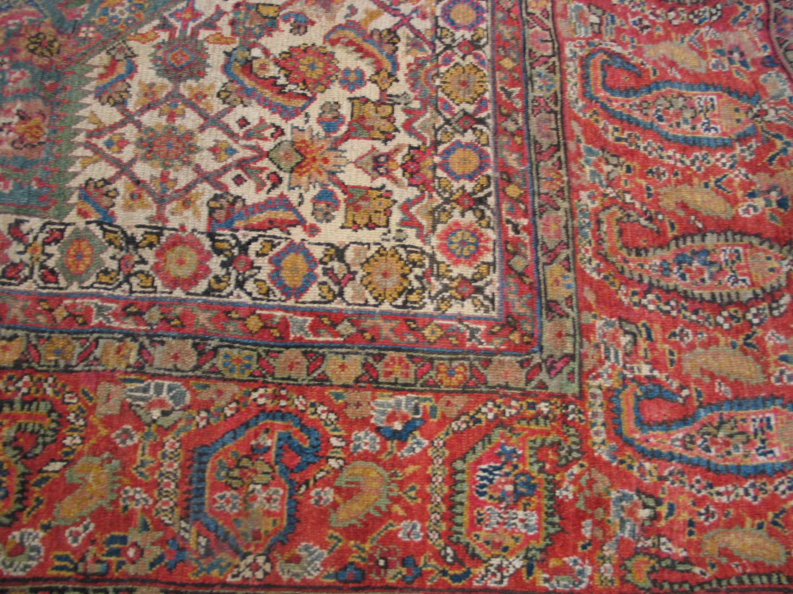 Early 19th Century N.W. Persian Gallery Carpet ( 6'10