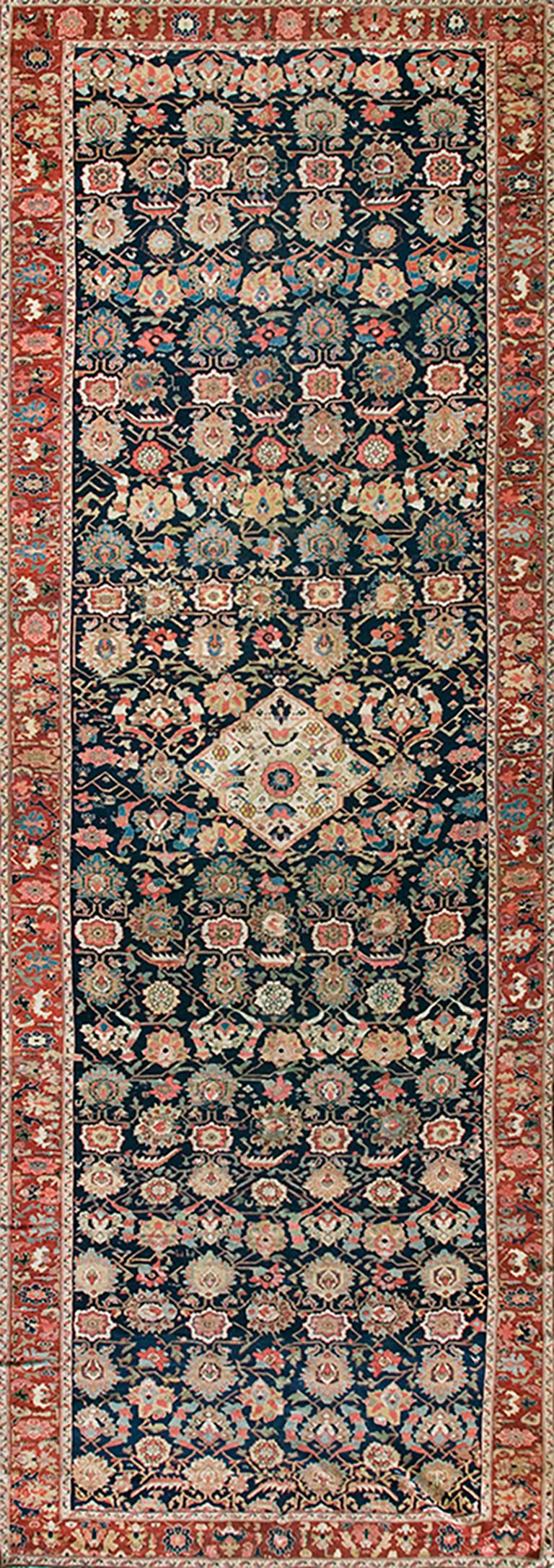 Early 19th Century N.W. Persian Gallery Carpet ( 6'10" x 20' - 208 x 610 )