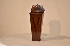 Early 19th Century Oak Candle box from England