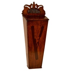 Early 19th Century Oak Candle box from England