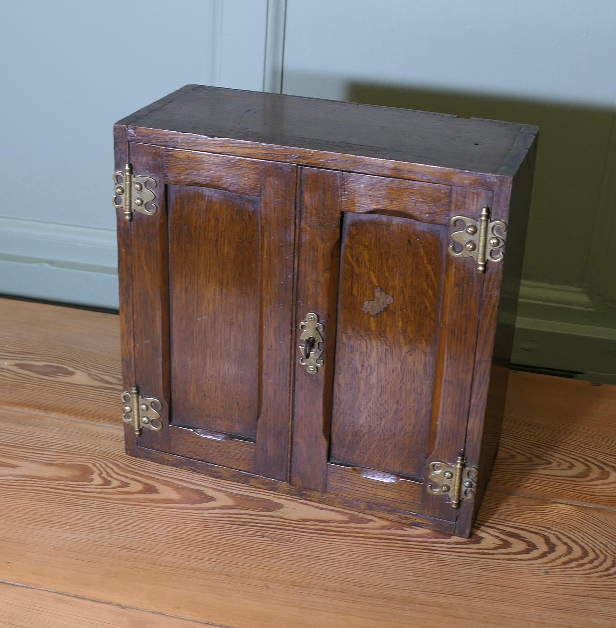 Georgian Early 19th century Oak Cupboard   A very attractive piece with 2 doors