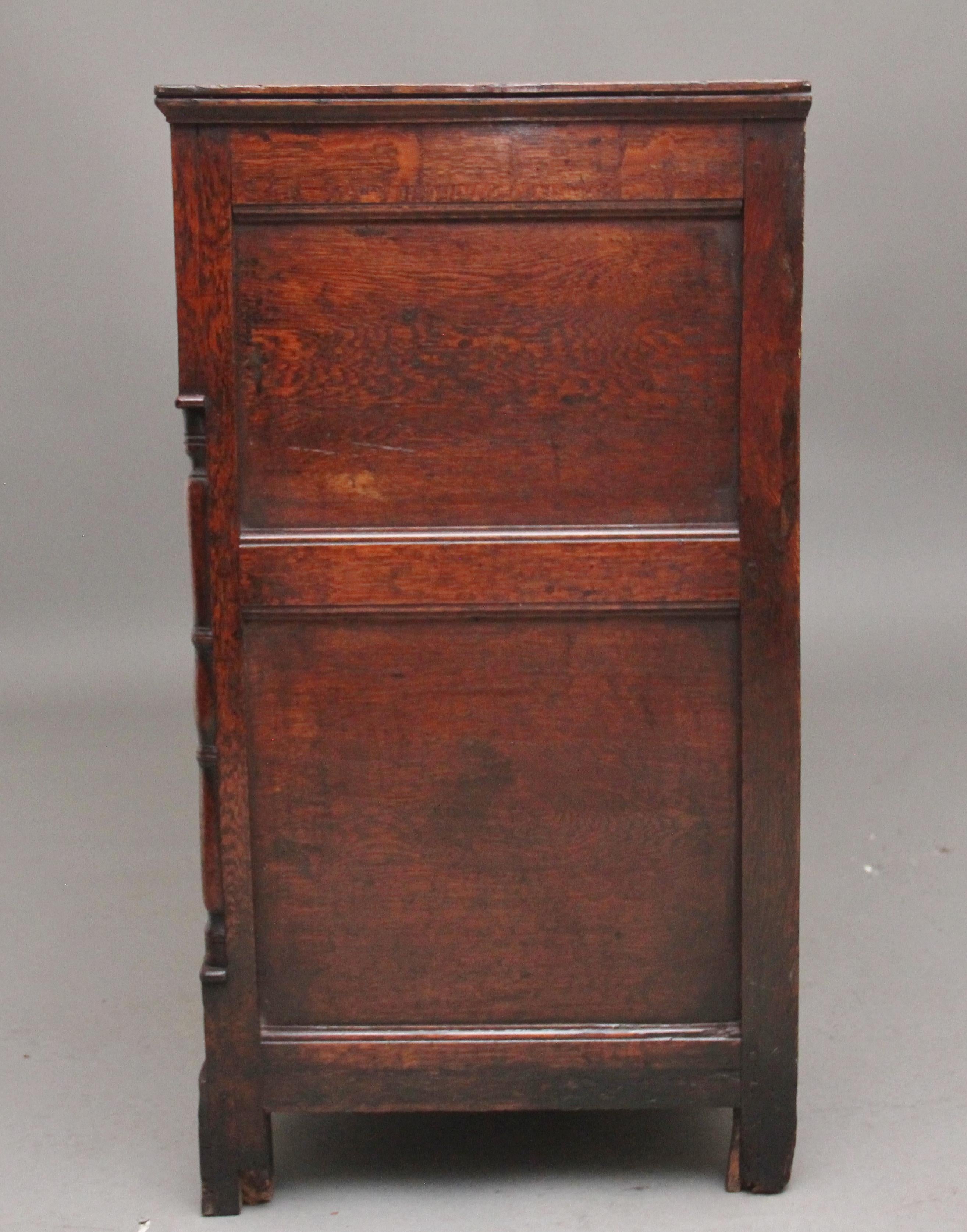 Oak Early 19th Century oak dresser base from the Georgian period  For Sale