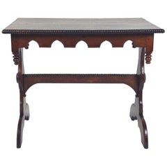 Early 19th Century Oak Gothic Centre Table