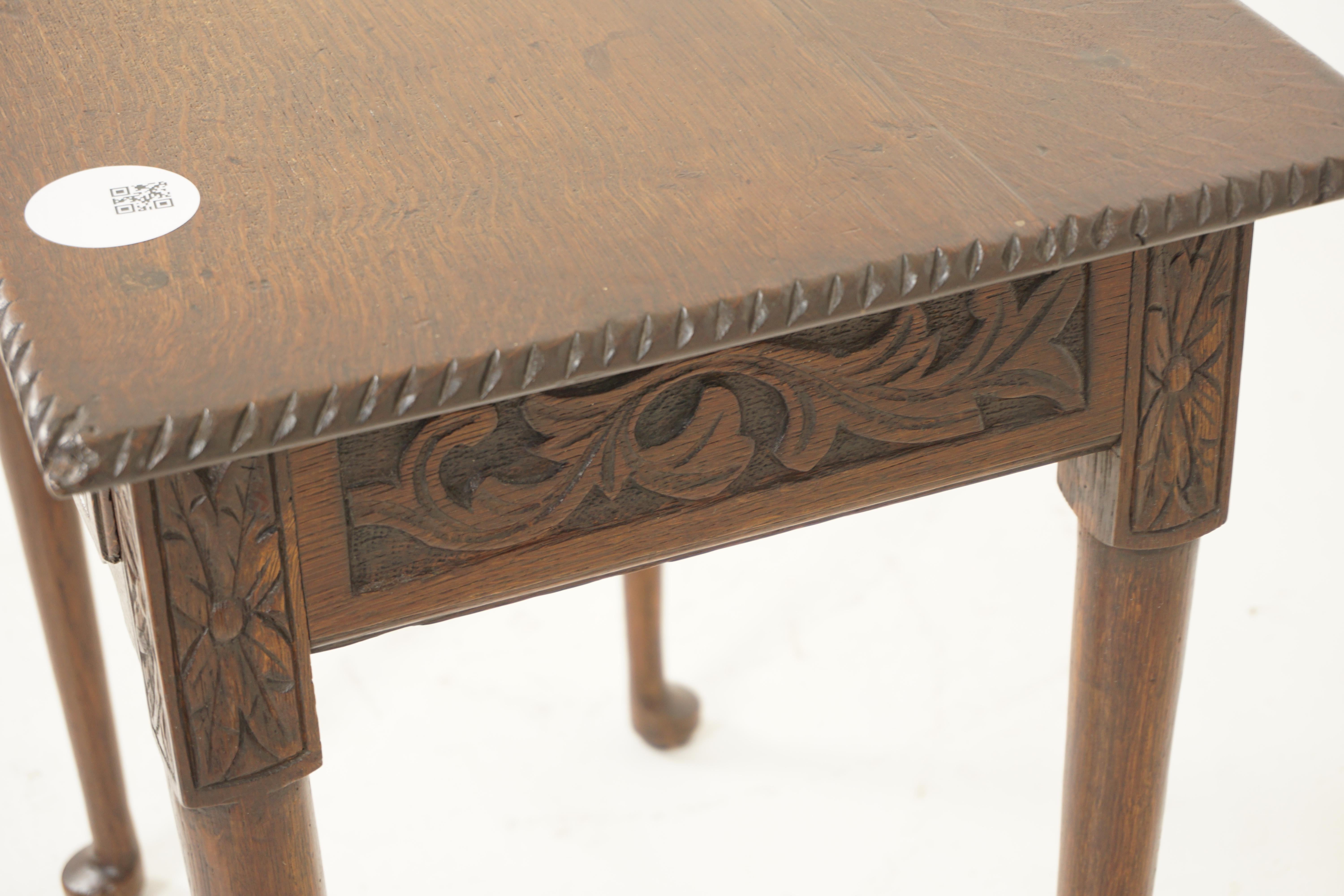 Early 19th Century Oak Hall Table/Drawer, Scotland 1780, H695 2