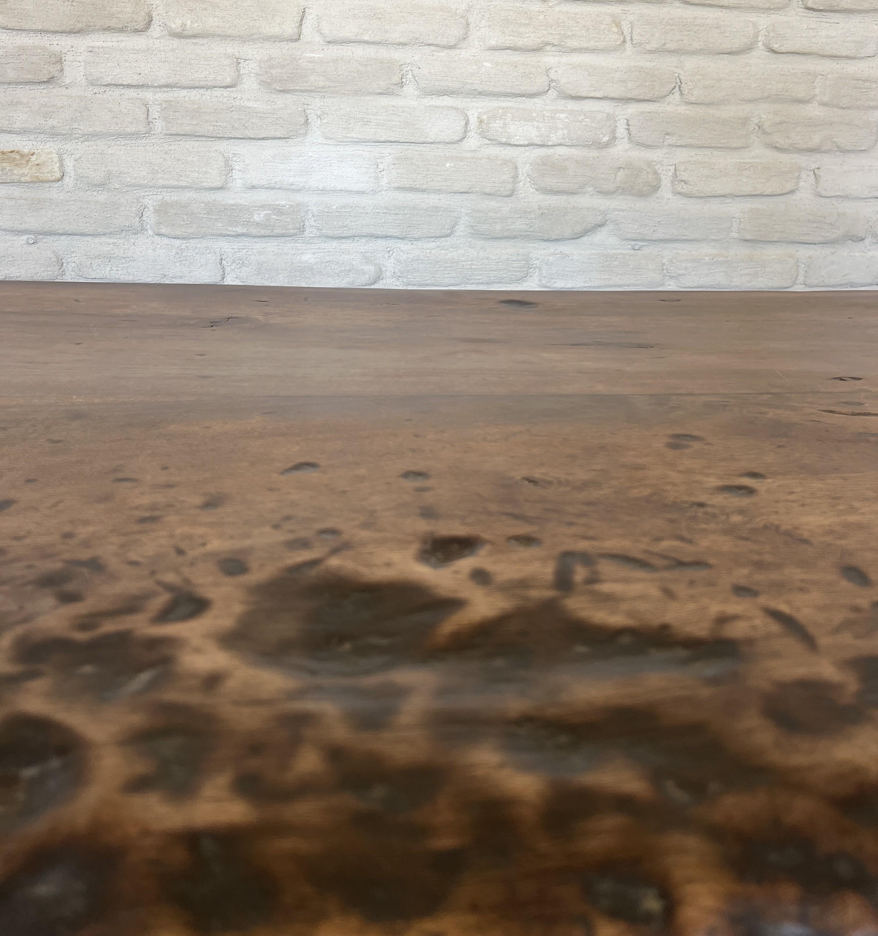 Mesa caballete de refectorio de roble de principios del siglo XIX en venta 3