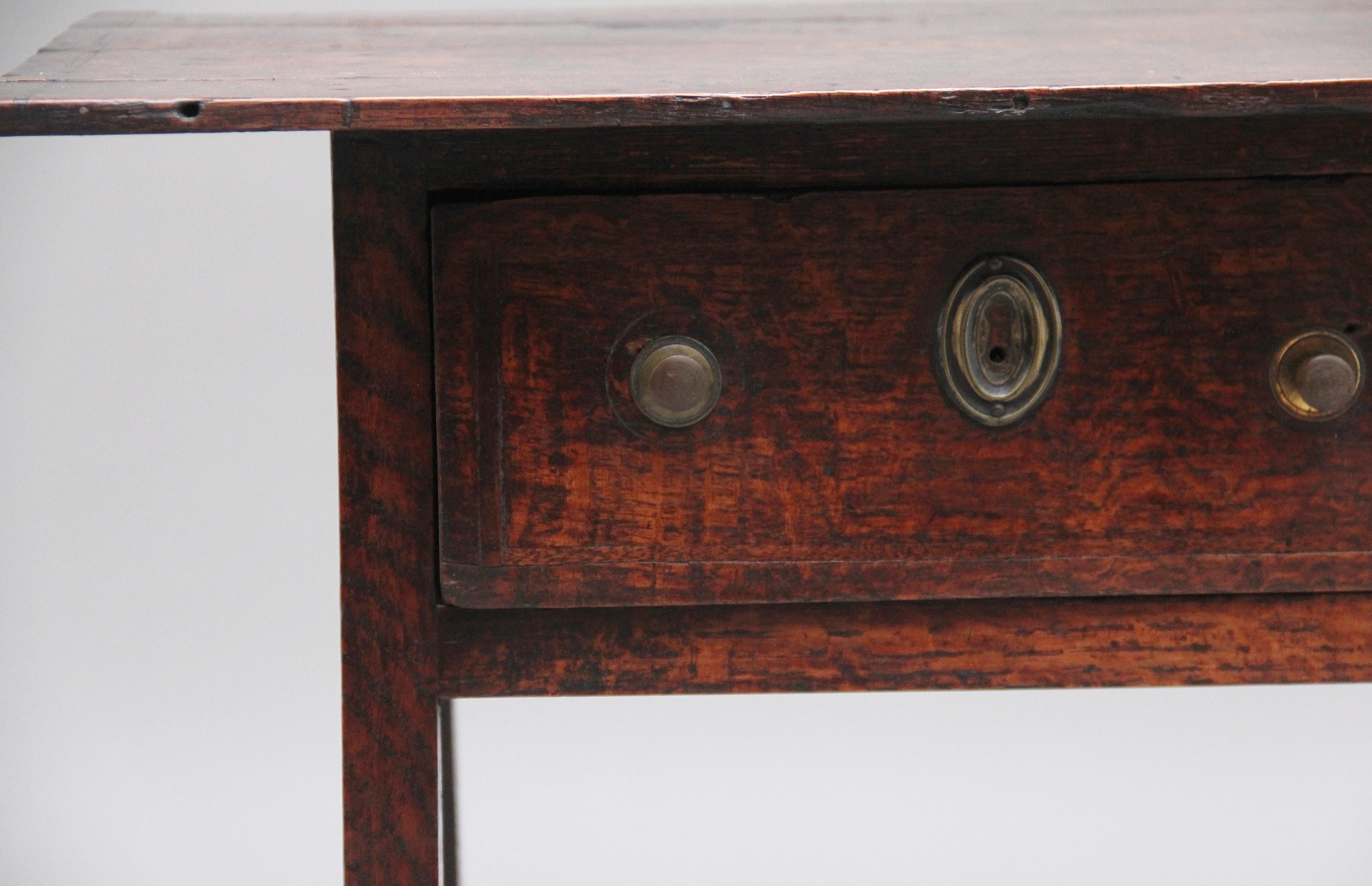 Early 19th Century Oak Side Table In Good Condition In Martlesham, GB