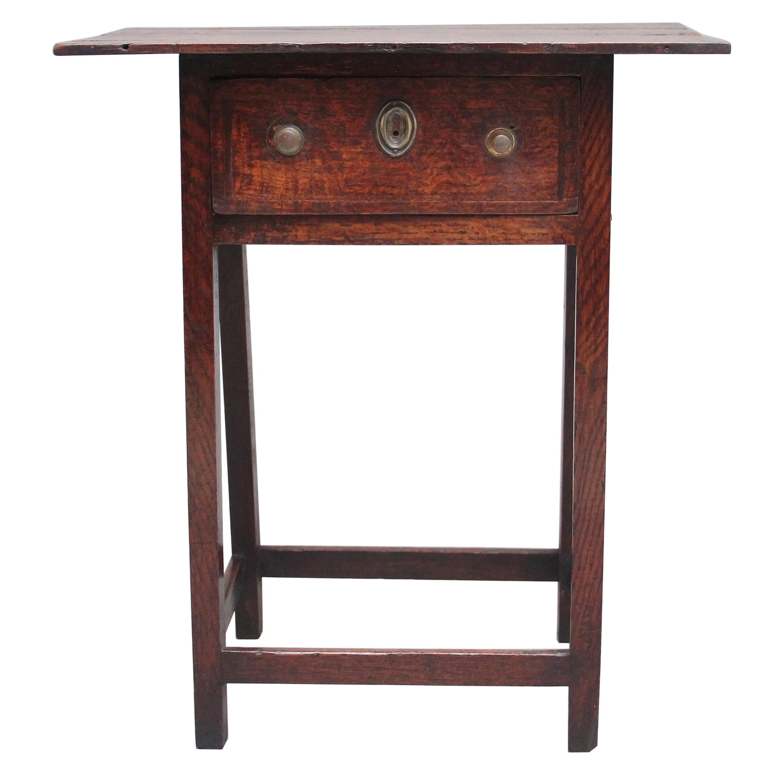 Early 19th Century Oak Side Table