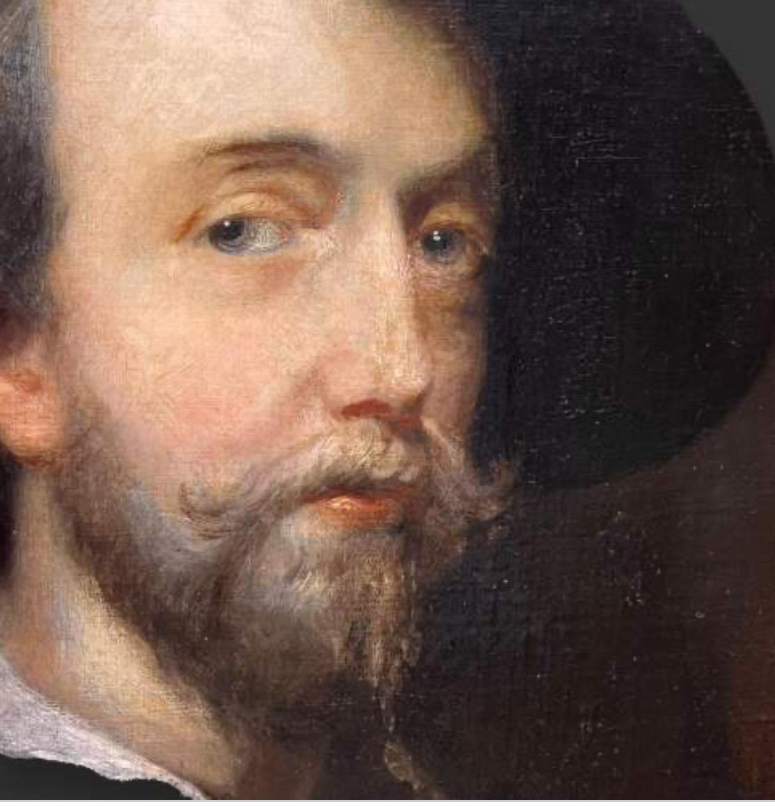Early 19th Century Oil on Canvas Portrait after Peter Paul Rubens For Sale 1