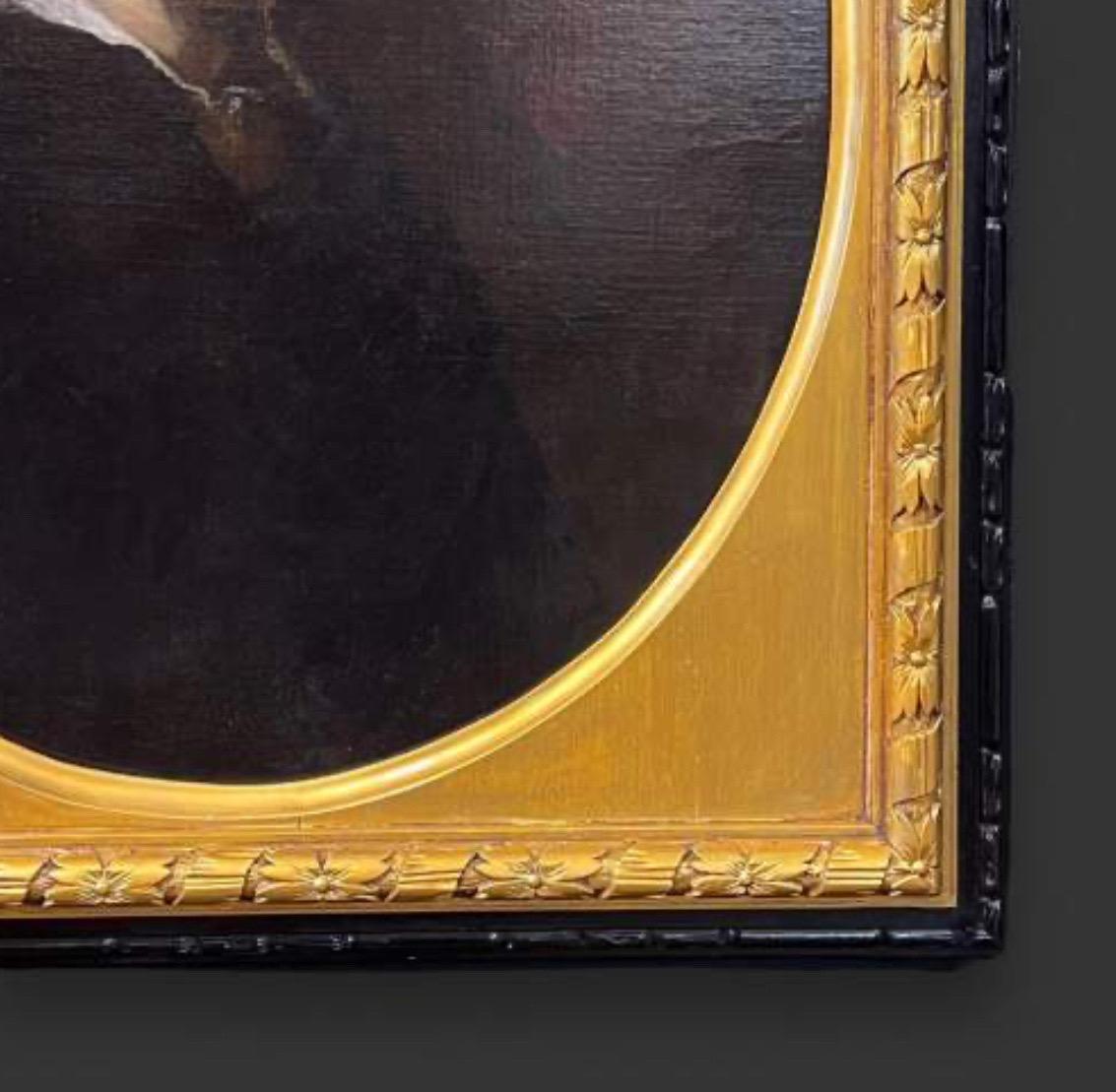 Early 19th Century Oil on Canvas Portrait after Peter Paul Rubens For Sale 3
