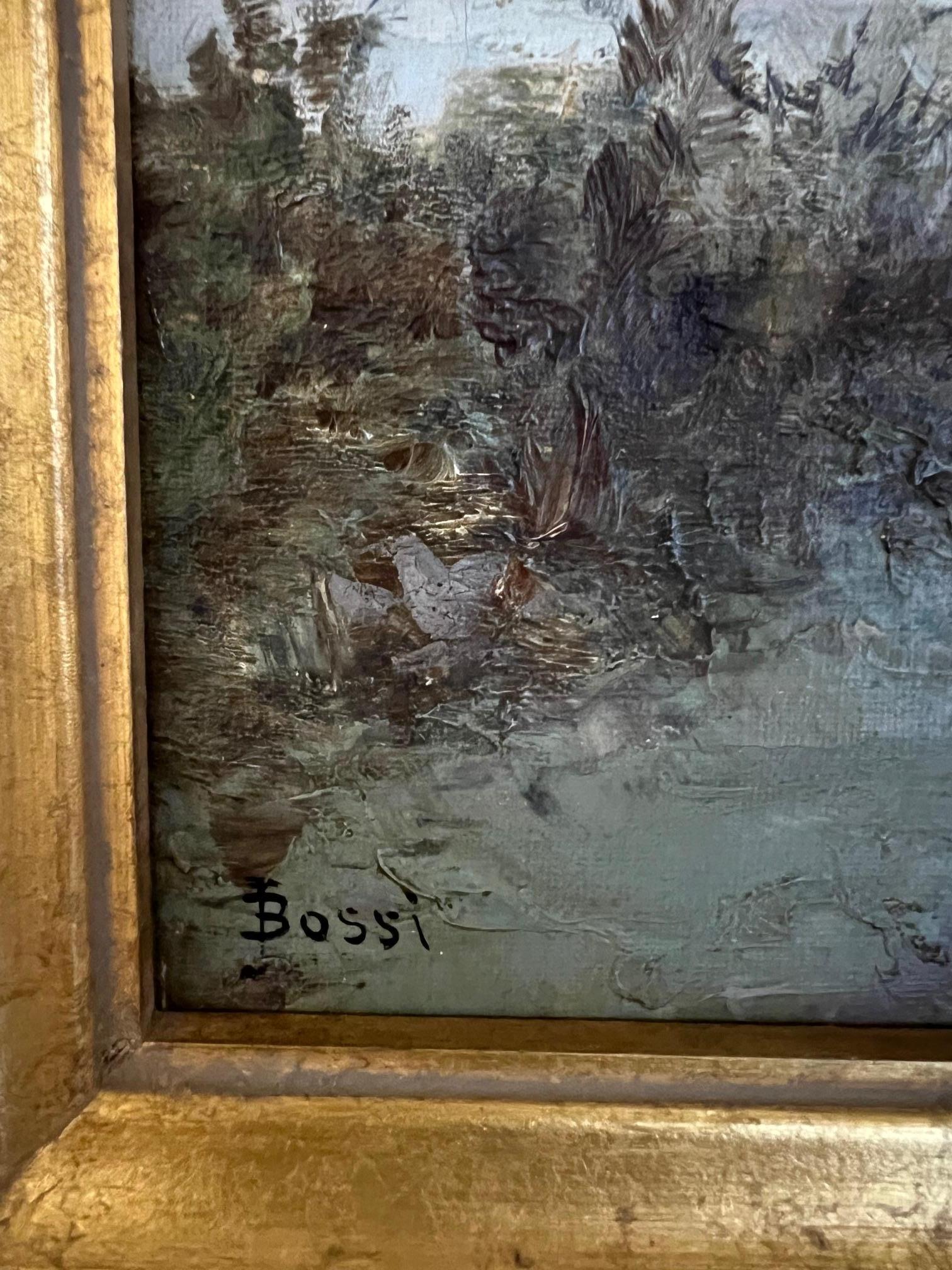 Peinture à l'huile du début du 19e siècle par J. D. A. Bossi, Signé en vente 3