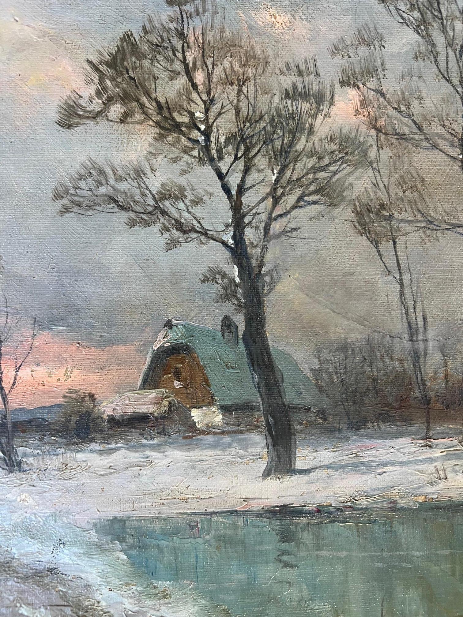 Peinture à l'huile du début du 19e siècle par J. D. A. Bossi, Signé en vente 1