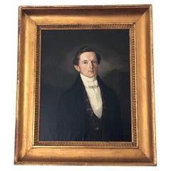 Early 19th century Oil Portrait Painting of a Gentleman Carl Robert Fahlman