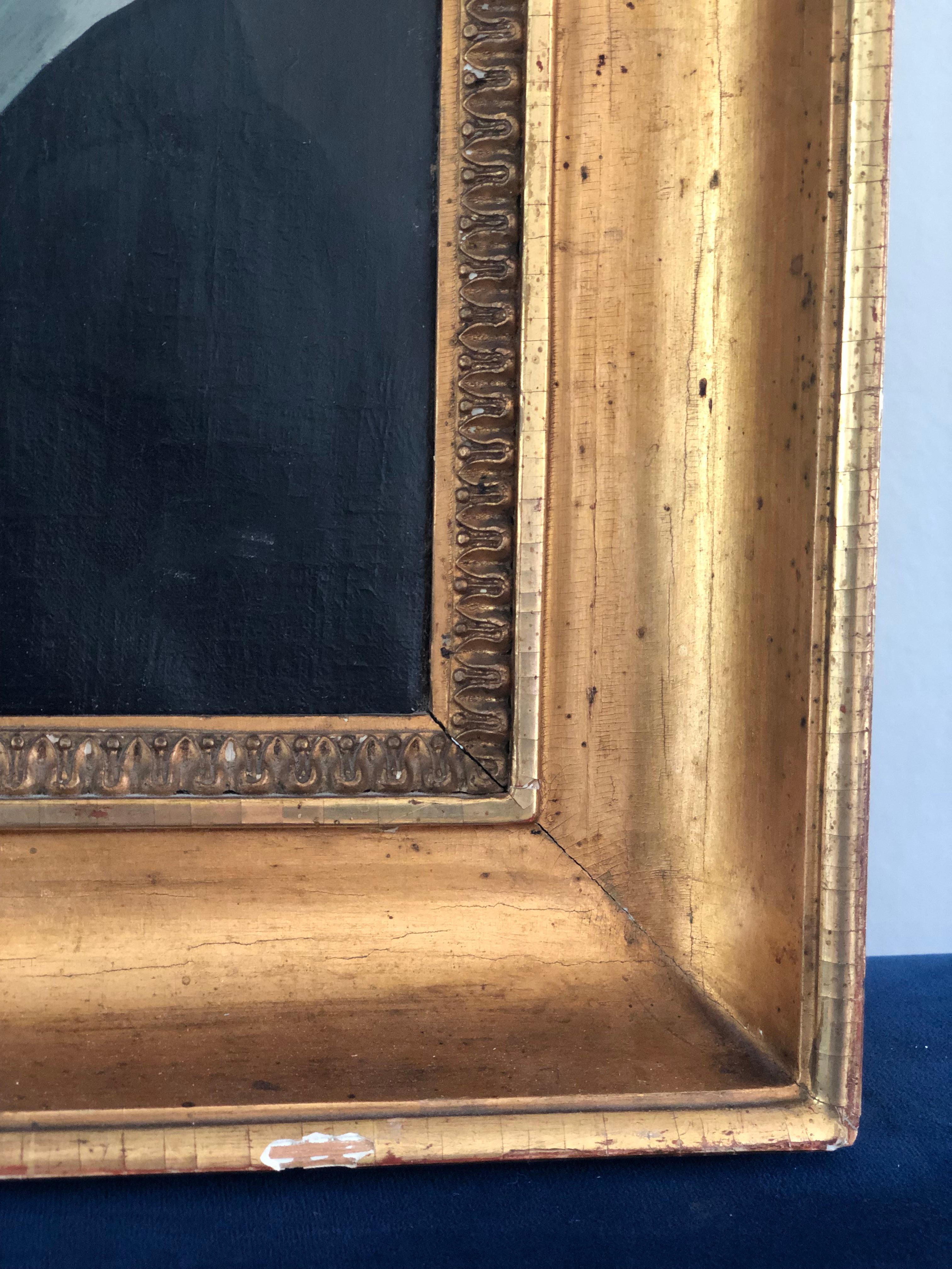 Early 19th Century Oil Portrait Painting of a Swedish Lady Christina Fahlman 8