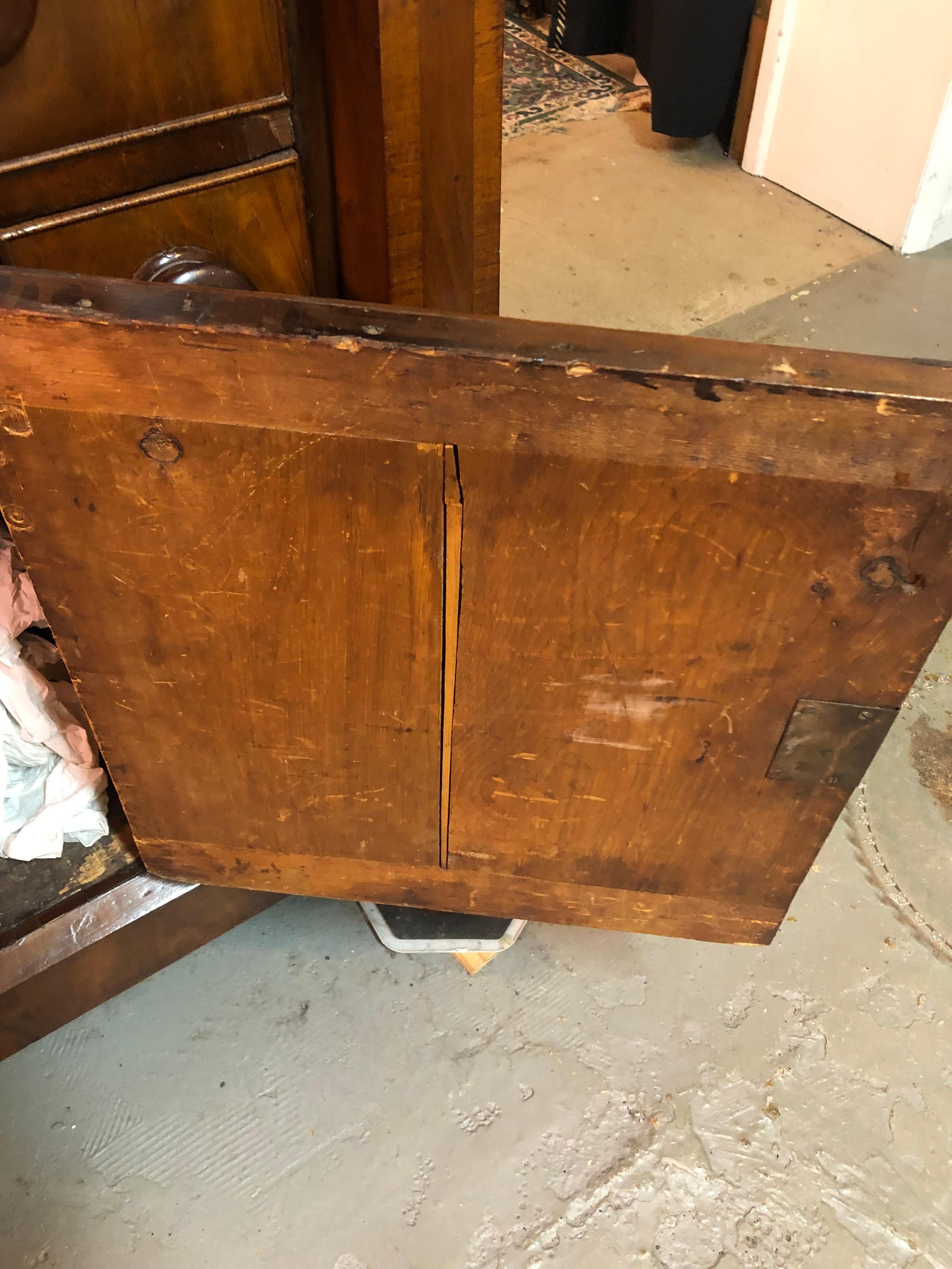 Early 19th Century Old World Empire Mahogany Sideboard with Figural Mounts 10