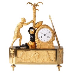 Early 19th Century Ormolu Mantel Clock, Atala freeing Chactas, Paris, circa 1810