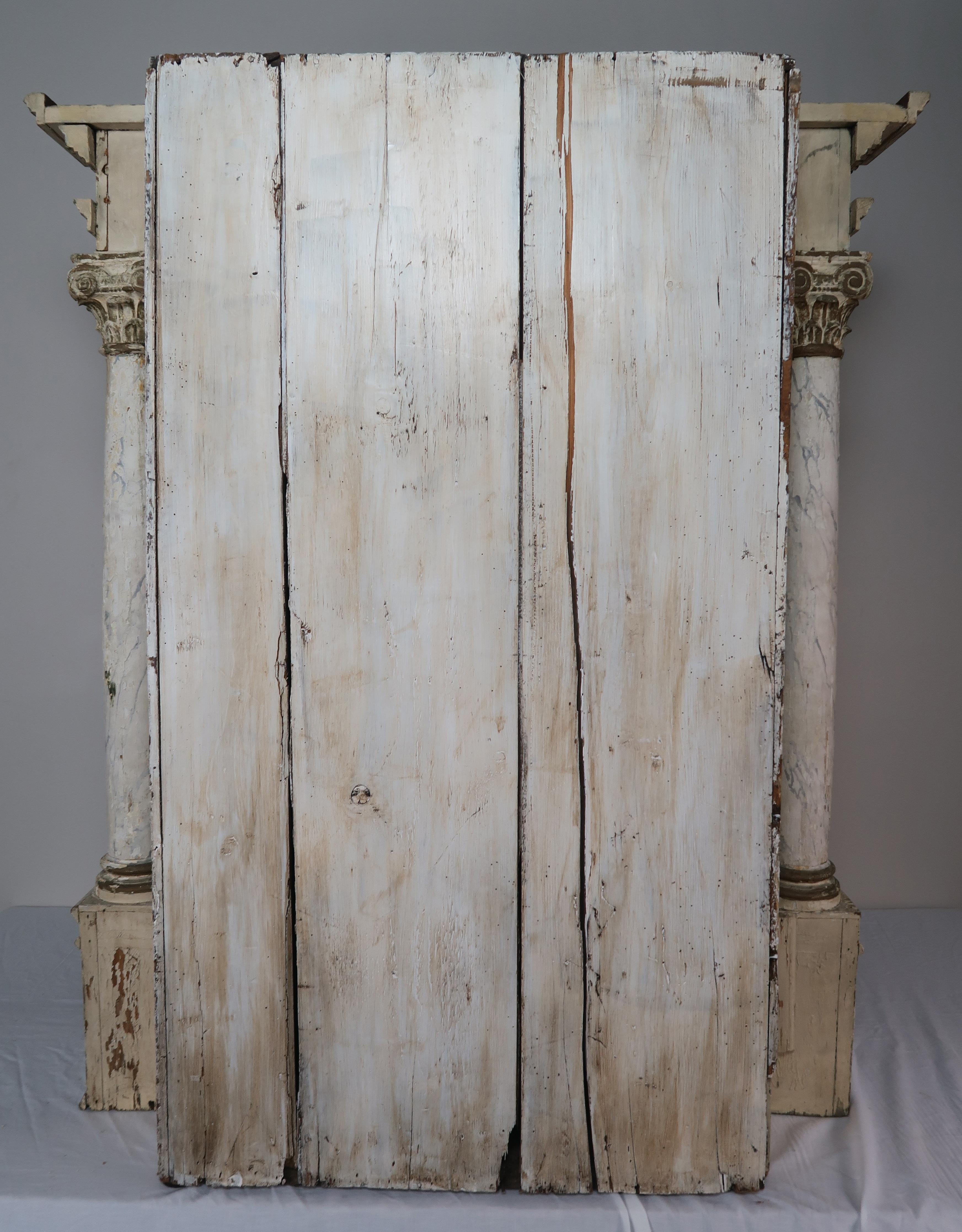 Early 19th Century Painted Alter Piece 6