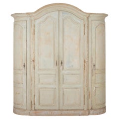 Early 19th Century Painted Armoire in Louis XV Style