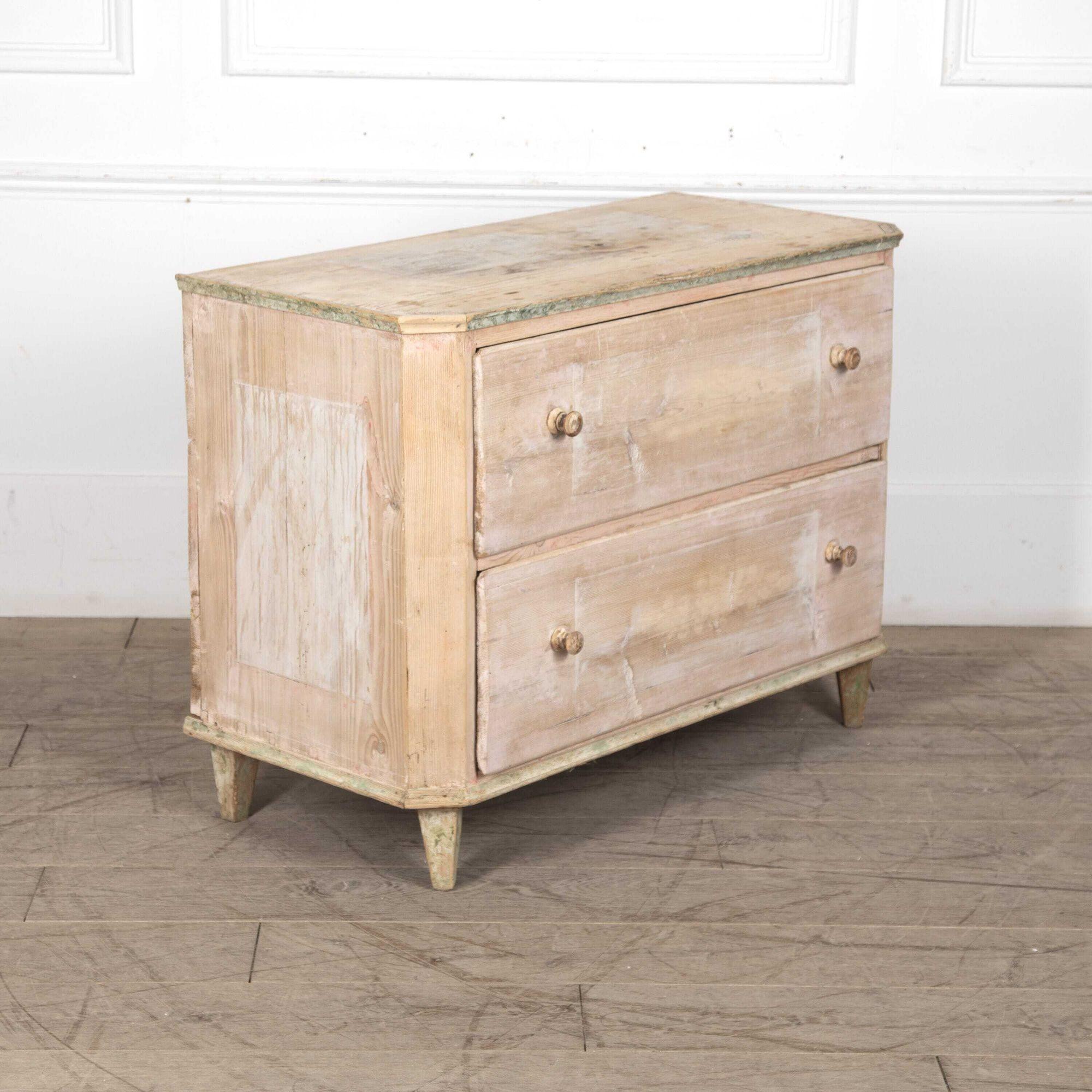 Pine Early 19th Century Painted Commode
