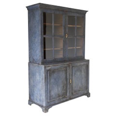 Early 19th Century Painted Country House Bookcase
