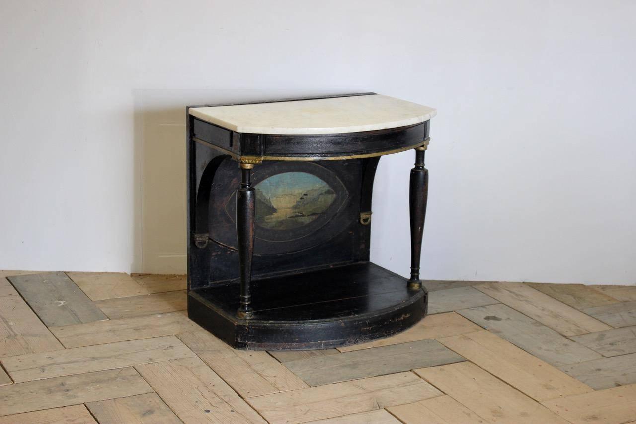 Early 19th Century Painted Danish Console Table In Excellent Condition In Gloucestershire, GB