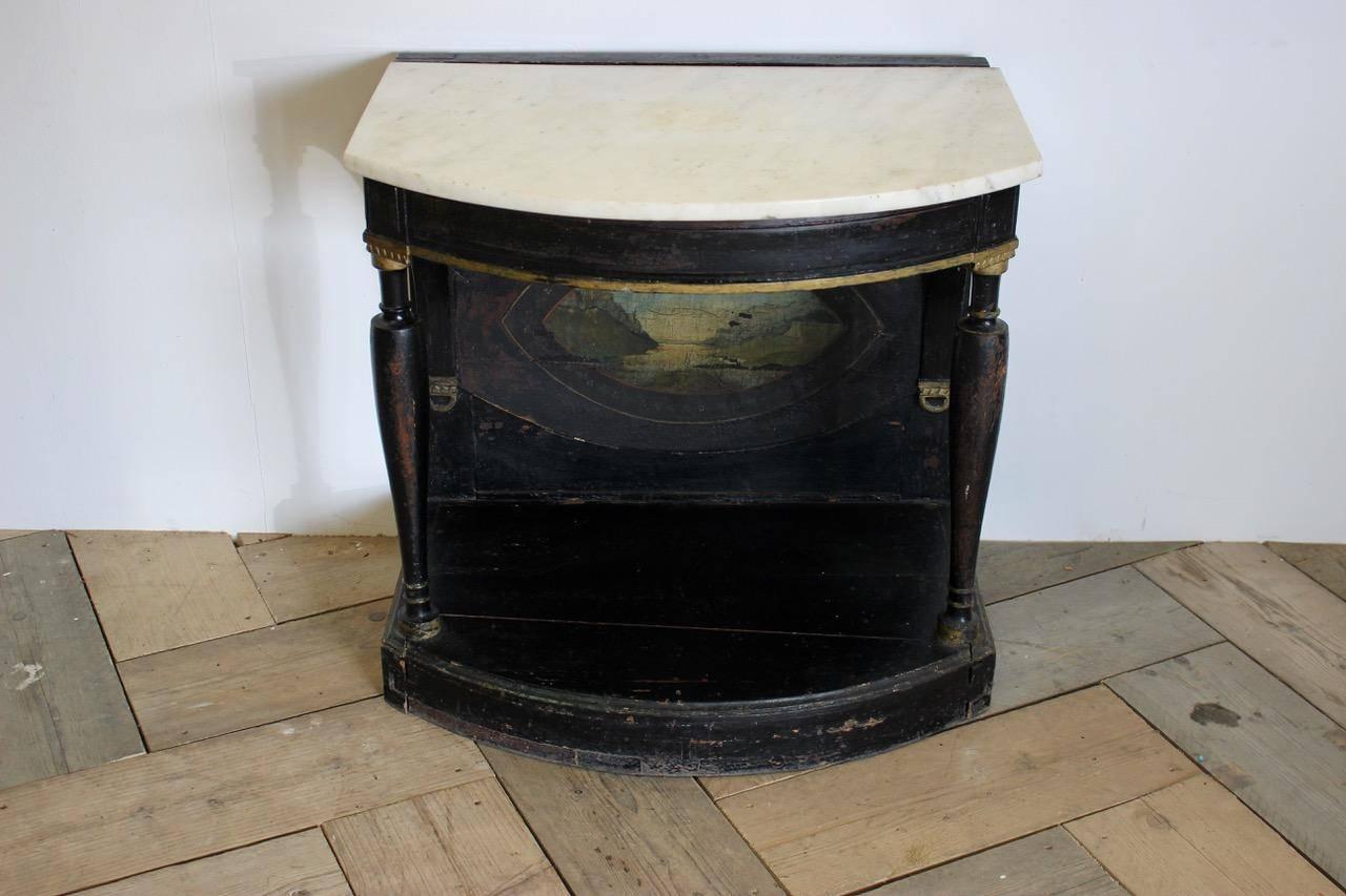 Early 19th Century Painted Danish Console Table 1