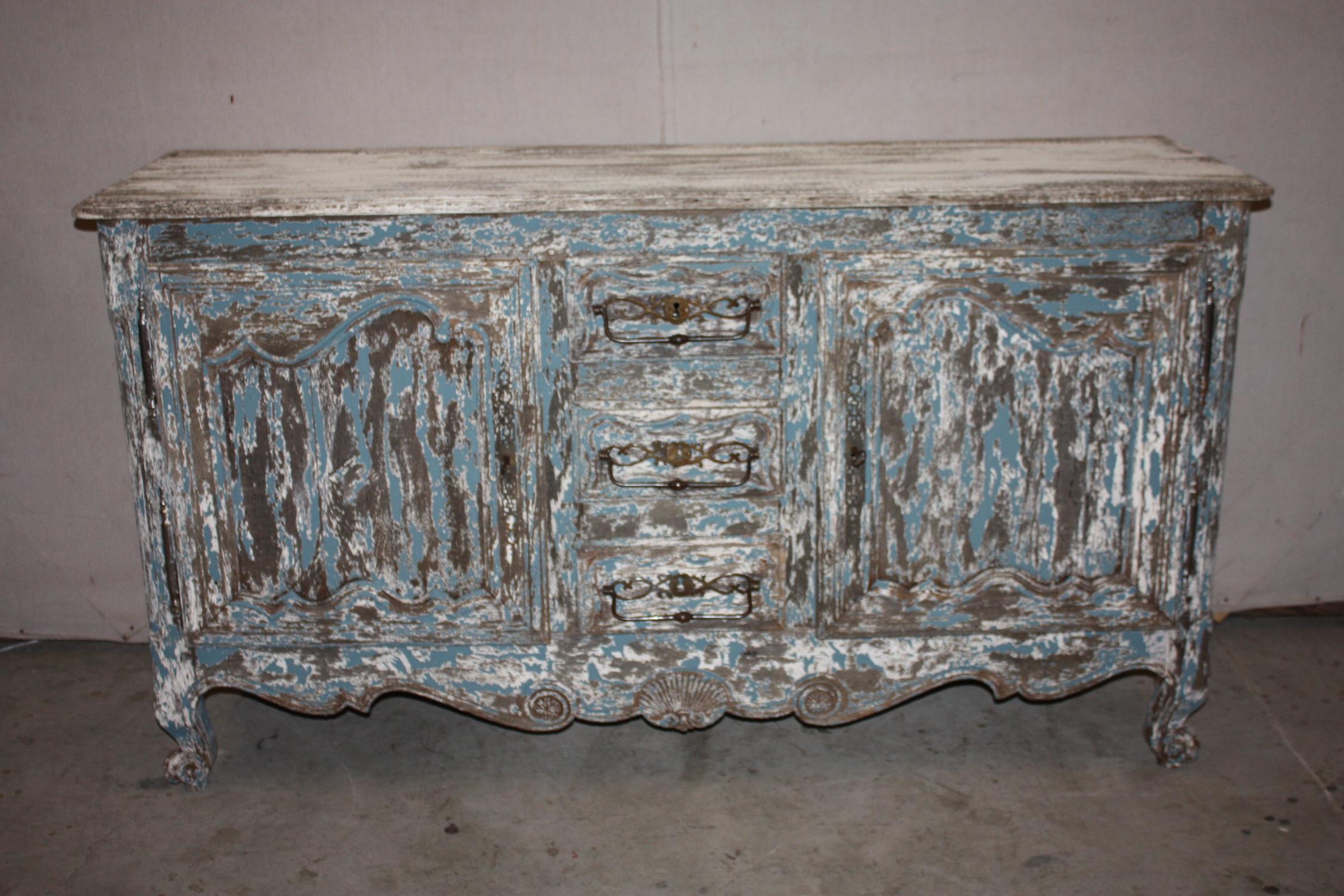 Early 19th Century Painted French Enfilade For Sale 1