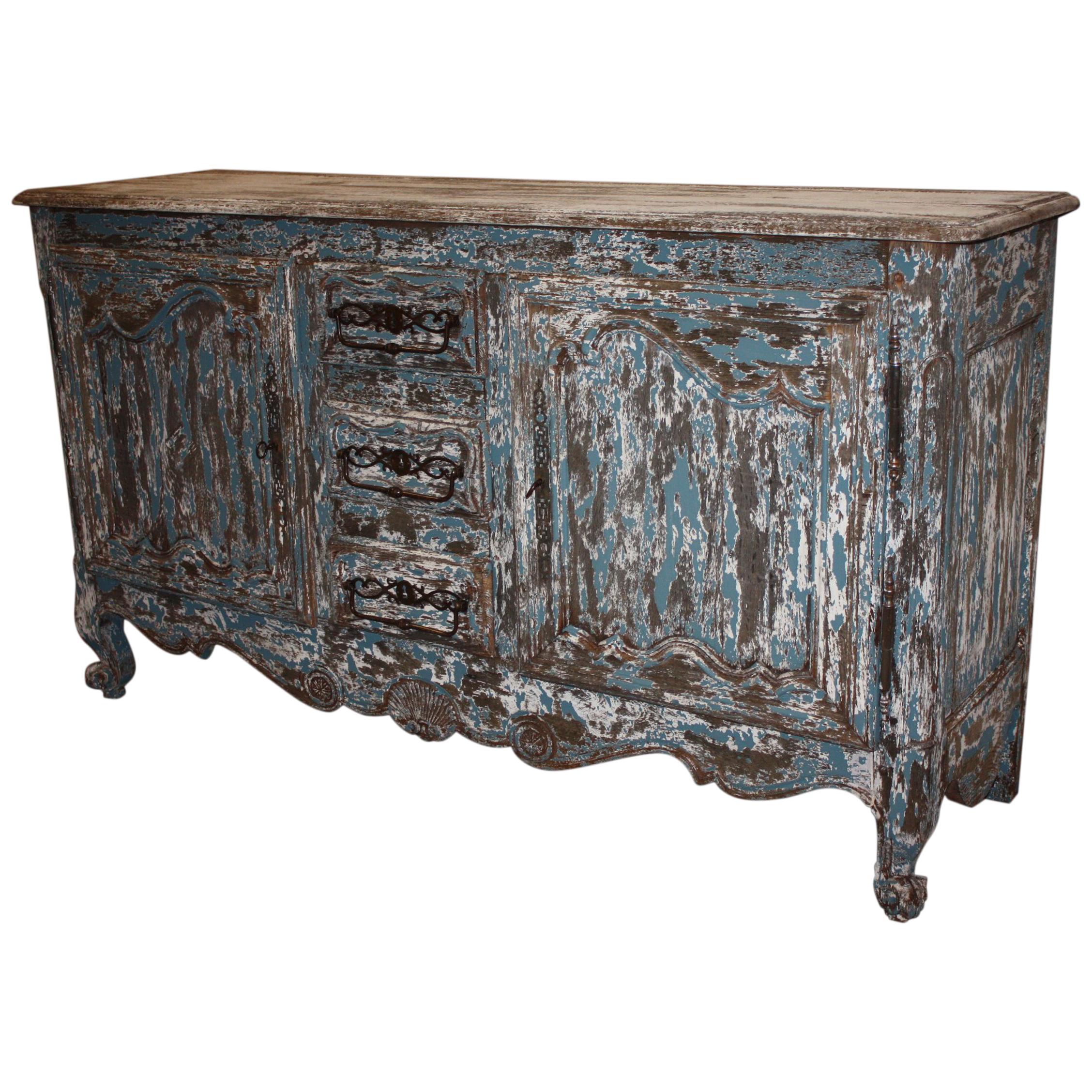 Early 19th Century Painted French Enfilade For Sale