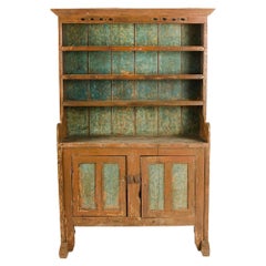 Early 19th Century Painted Hutch