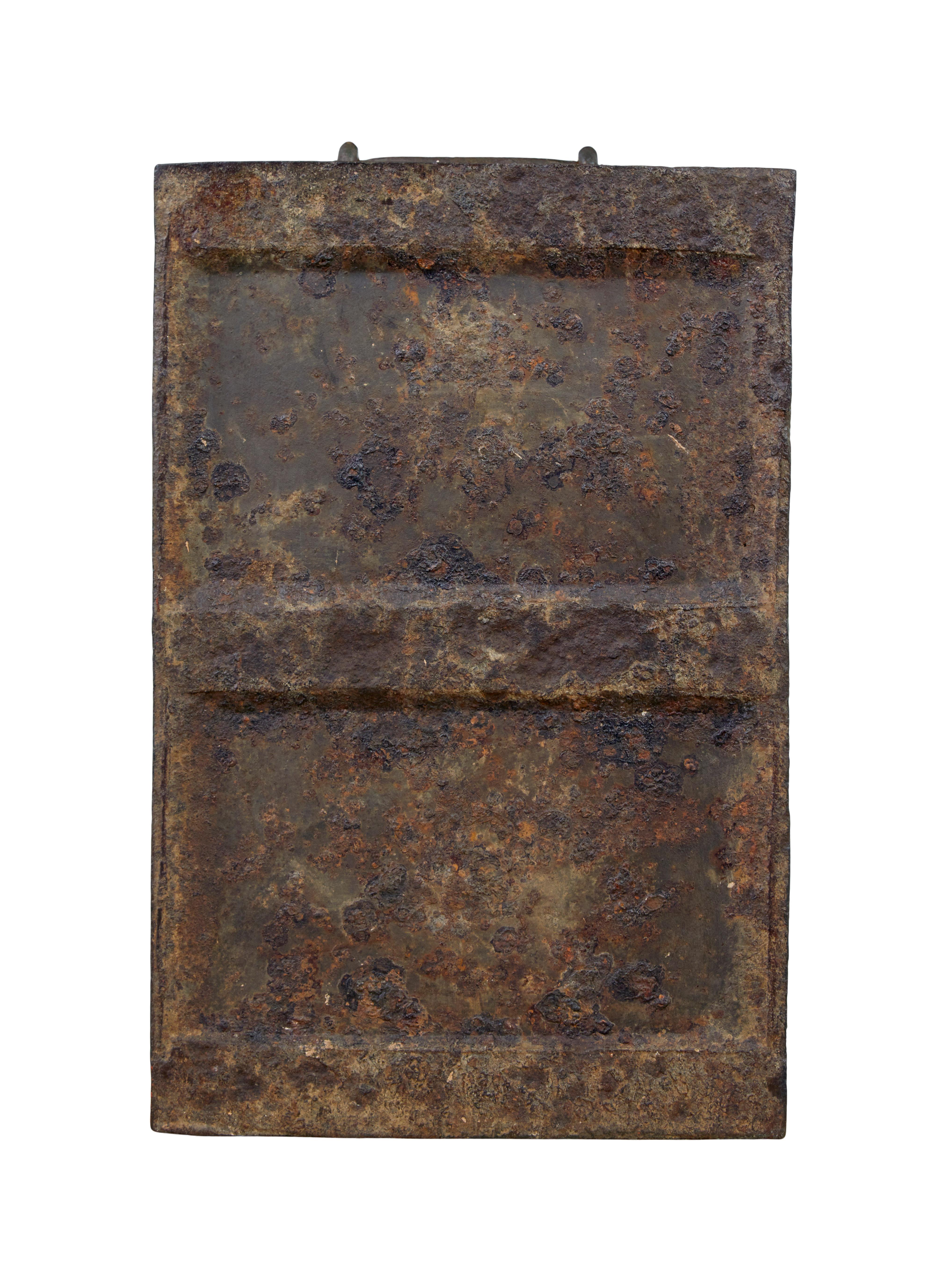 Bemalter Eisentresor aus dem frühen 19. im Zustand „Gut“ im Angebot in Debenham, Suffolk