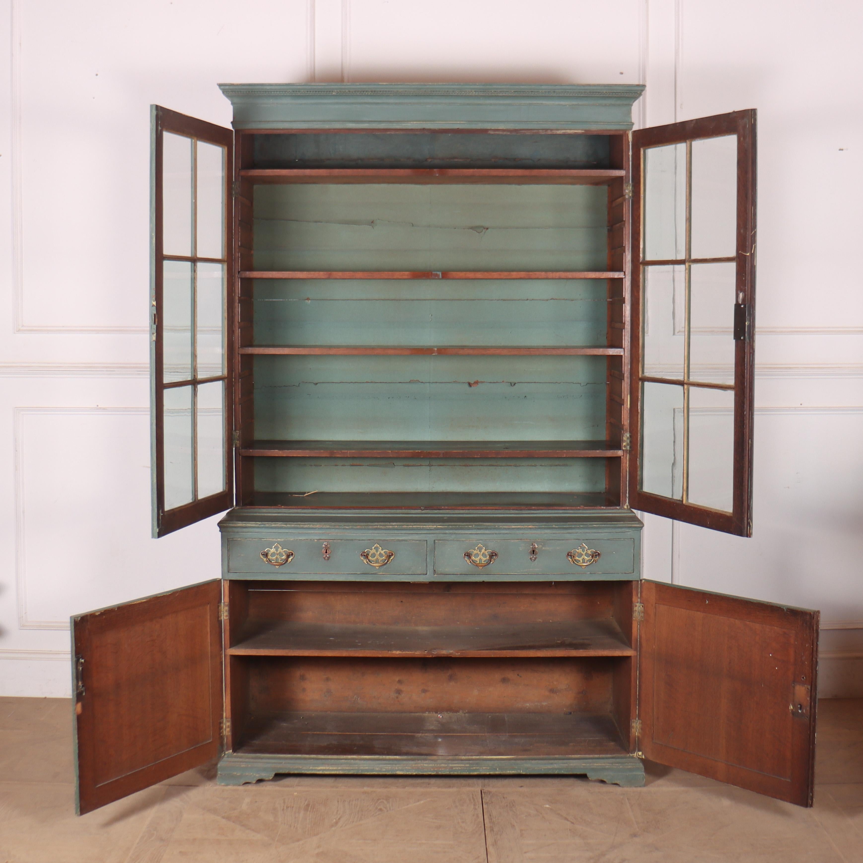 Oak Early 19th Century Painted Kitchen Cabinet