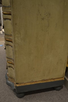 Early 19th Century Painted Serpentine Commode
