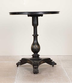 Early 19th Century Painted Slate Japanned Pontypool Table