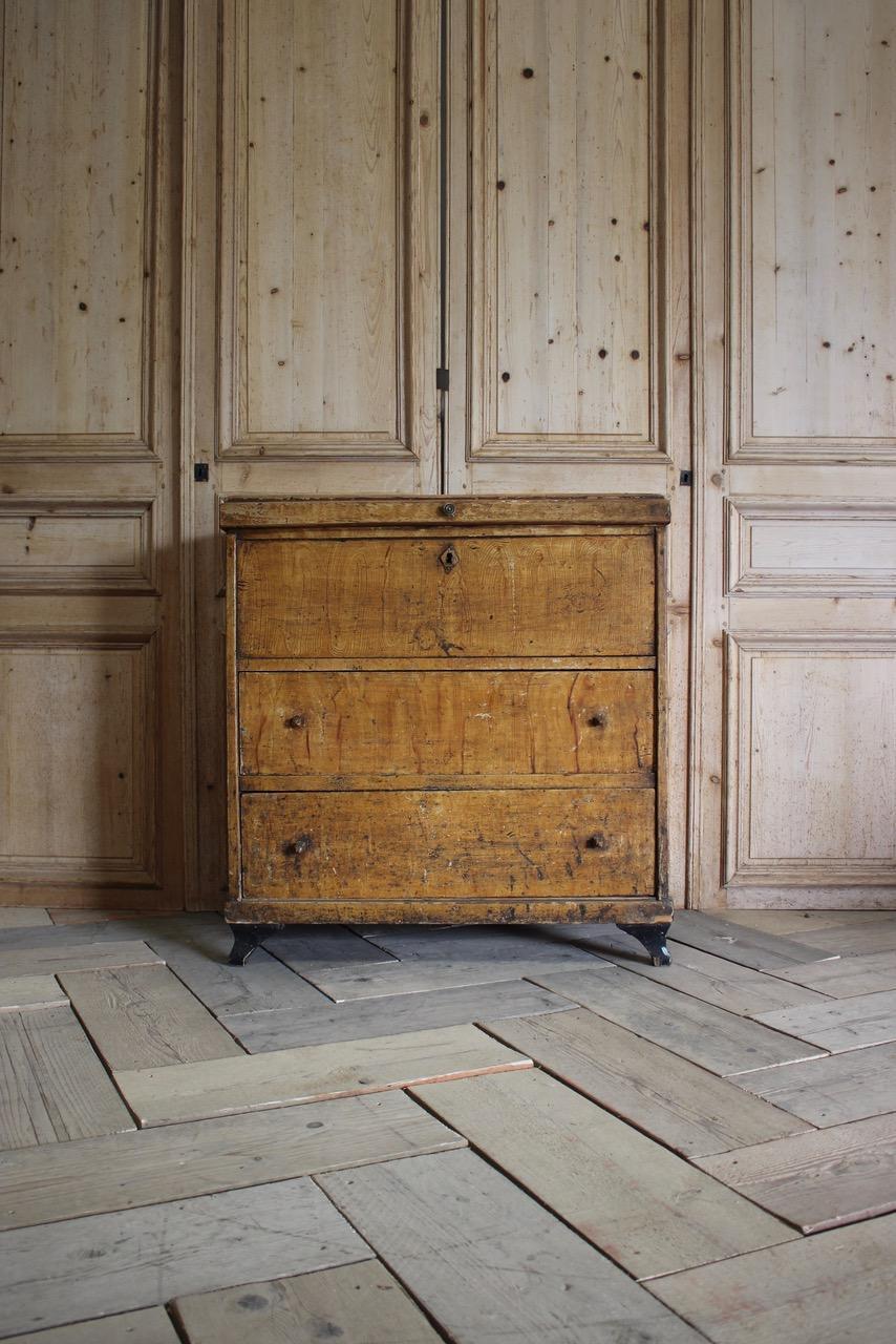 Early 19th Century Painted Swedish Commode or Trunk 2