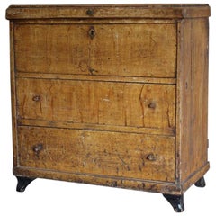 Early 19th Century Painted Swedish Commode or Trunk