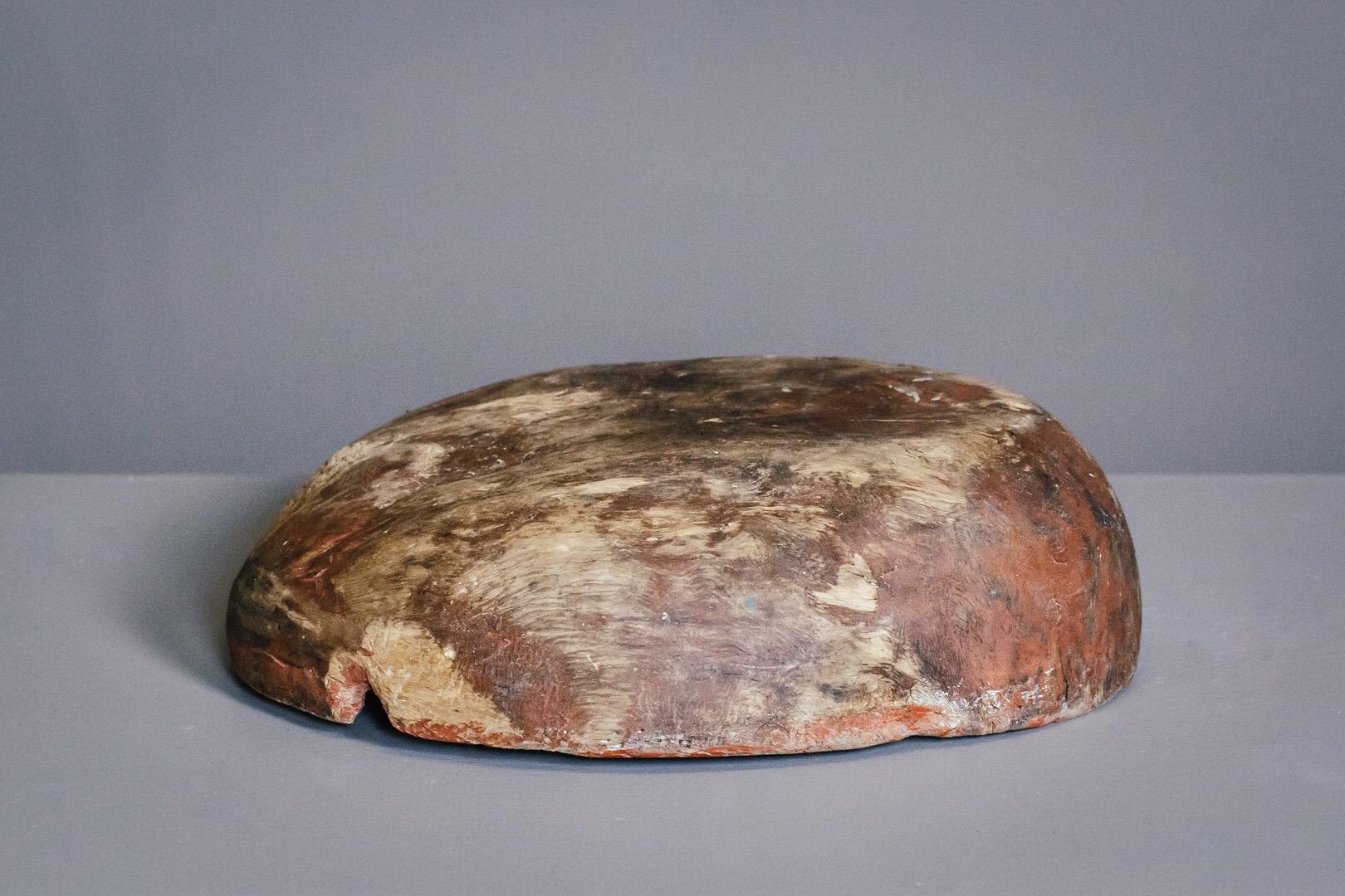 Early 19th Century Painted Swedish Root Bowl 1