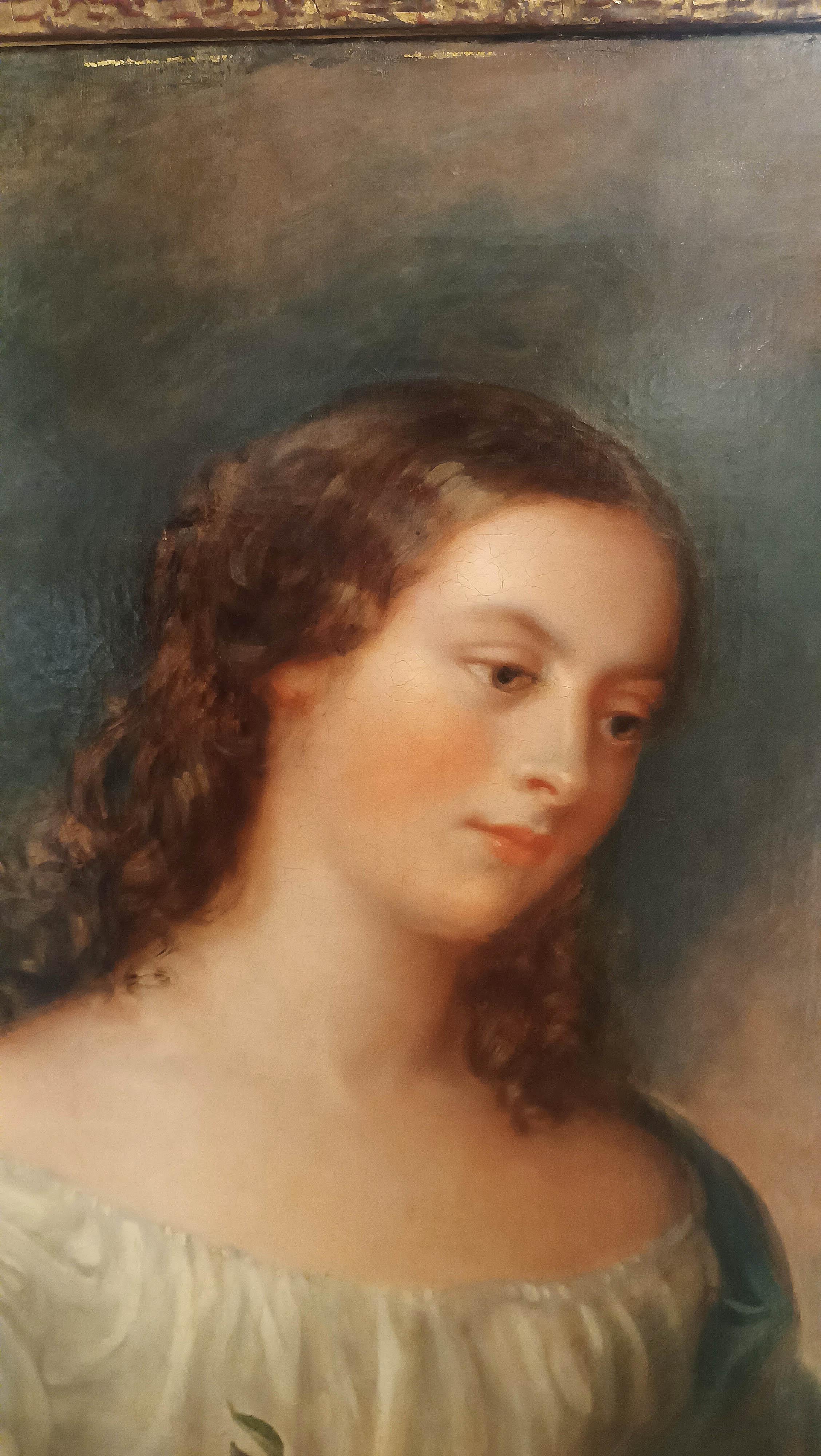 EARLY 19th CENTURY PAINTING ALLEGORY OF SPRING For Sale 4