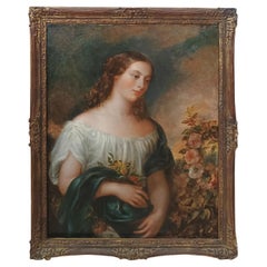 Pintura de principios del siglo xix ALLEGORIA DE LA PRIMAVERA