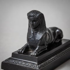 Early 19th Century Pair of Berlin Iron Sphinxes