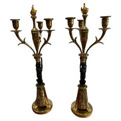 Antique Early 19th Century Pair of candelabras made in Berlin