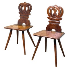 Beistellstühle aus Holz