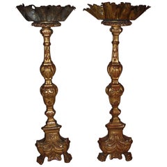 Early 19th Century Pair of Italian Candlesticks