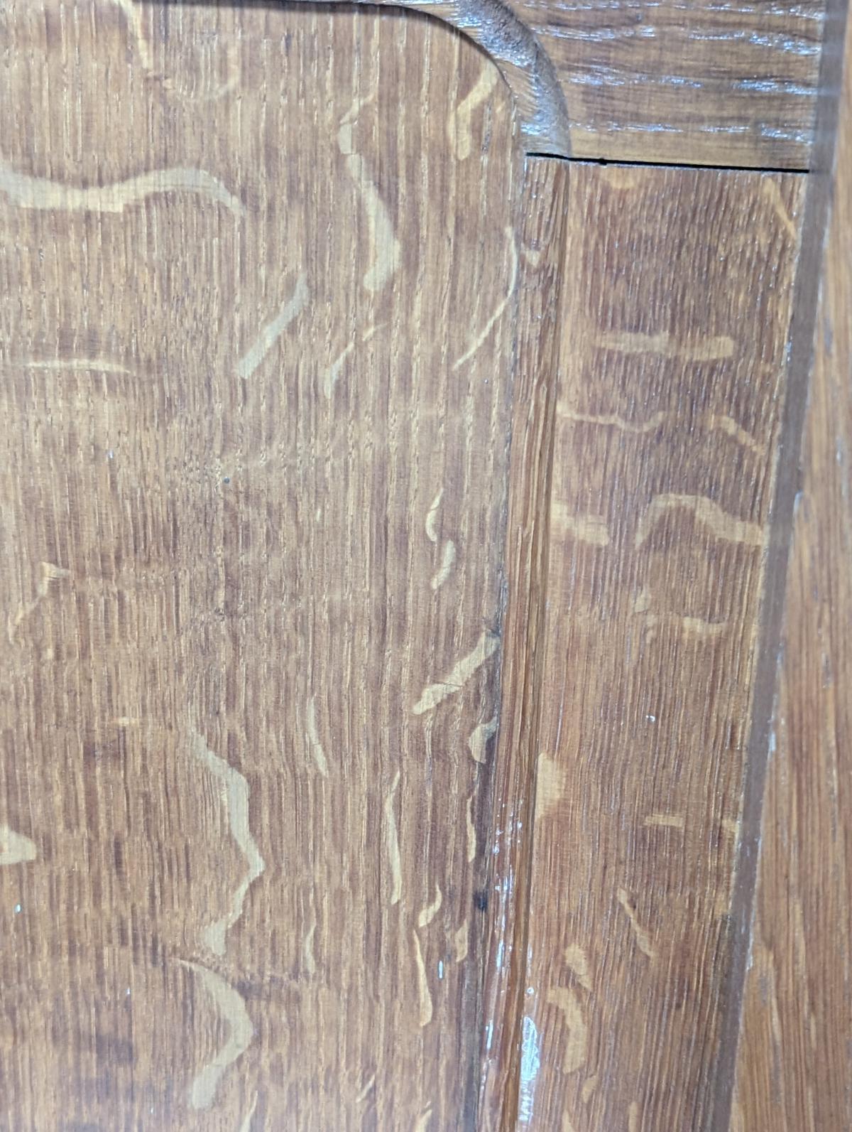 Anfang des 19. Jahrhunderts Zwei architektonische Pieces aus Eiche im gotischen Revival-Stil im Zustand „Gut“ im Angebot in Oakwood, GA