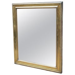 Specchio in ottone patinato dell'inizio del XIX secolo