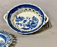 Cestino in castagno Pearlware dell'inizio del XIX secolo