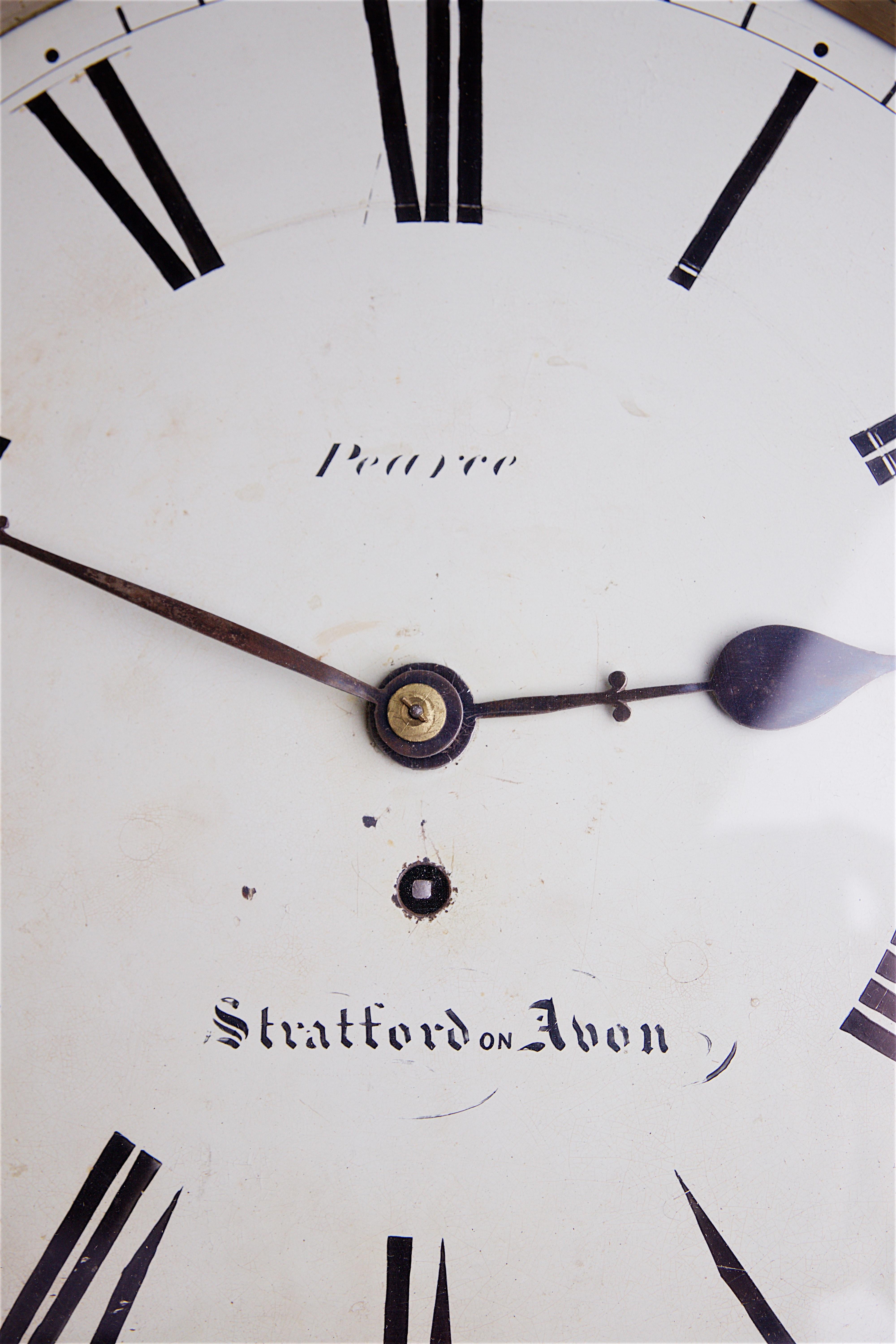Early 19th Century Pearson of Stratford Upon Avon Clock In Good Condition In Stratford upon Avon, GB