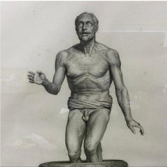 Early 19th Century "Pecheur Africain" Framed Engraving Print